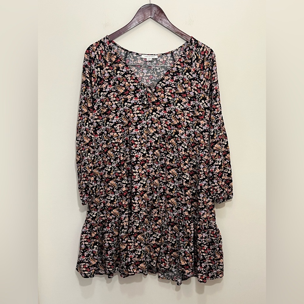 American Eagle Outfitters Women’s Long Sleeve Floral Dress Size Large
